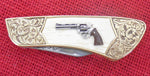 Colt Knife Franklin Mint 1955 Python .357 Magnum Gun Slip Joint Lot#MK-28