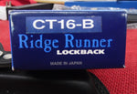 Colt Knife CT16-B Ridge Runner Lockback Black Micarta Folder Japan Made 2000 NEW OLD STOCK