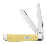 Case 80029 Mini Trapper Knife Yellow Synthetic 3207 SS
