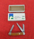 Case 00742 Medium Stockman 1991 Ducks Unlimted Knife Wood Hndl DU318SS