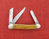 Case 00742 Medium Stockman 1991 Ducks Unlimted Knife Wood Hndl DU318SS