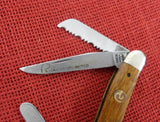 Case 00742 Medium Stockman 1991 Ducks Unlimted Knife Wood Hndl DU318SS