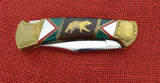 Buck 0112DY 112 Ranger David Yellowhorse Knife California State Bear BU-591