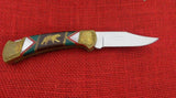 Buck 0112DY 112 Ranger David Yellowhorse Knife California State Bear BU-591
