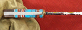 David Yellowhorse Knife DY1000-E RARE Limited Edition Bowie #146/200 Eagle Feather Torquoise Iron Wood