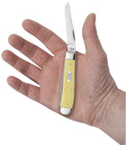 Case 80029 Mini Trapper Knife Yellow Synthetic 3207 SS