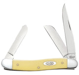 Case 80035 Medium Stockman Knife Yellow 3318 SS