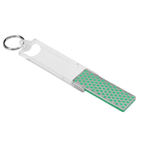 Sharp Keychain DMT F70E Mini Sharp Portable Folding Knife Sharpener Keychain Keyring ...