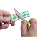 DMT F70E Mini Sharp Portable Folding Knife Sharpener Keychain Keyring Extra Fine (1200 Mesh) USA