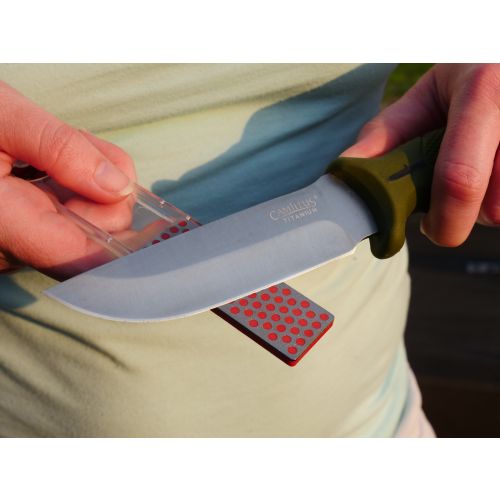 Sharp Key Ring DMT F70F Mini Sharp Portable Folding Knife Sharpener Keychain Keyring ...
