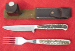 Boker FC5721HH 501HH Arbolito Stamingo Stag Knife & Fork Combo Picnic Set UNUSED