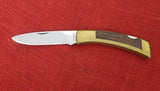 Gerber Knife 6301 Folding Sportsman IID Drop Point Brass/Wood MK-88