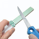 DMT FWE Single Sided Diafold Sharpener Extra Fine (1200 Mesh) Folding Knife Sharpener USA