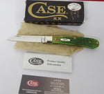 Case 22853 Wharncliffe Barehead Trapper Knife Burnt Bright Green Lizard Skin 2024