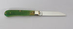 Case 22853 Wharncliffe Barehead Trapper Knife Burnt Bright Green Lizard Skin 2024