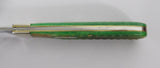 Case 22853 Wharncliffe Barehead Trapper Knife Burnt Bright Green Lizard Skin 2024
