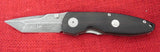 Boker 01HK02DAM HK Tanto Folding Knife Stainless Damast Damascus Wood Handle Germany Made RARE