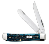Case 51852 Mini Trapper Knife Mediterranean Blue Bone 6207 SS