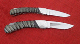 Buck 0500-Set 500 501 503 505 Duke Prince Squire Knight Jigged Buffalo Horn Samples BU-657