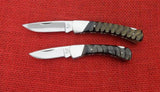 Buck 0500-Set 500 501 503 505 Duke Prince Squire Knight Jigged Buffalo Horn Samples BU-657