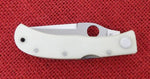 Spyderco AGSP-2W Baby Jess Horn White Micarta AG Russell 1997 NOS C34P AUS-8 Japan