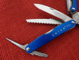 Leatherman MultiTool Juice CS4 Blue Aluminum Retired USA Made Really Nice