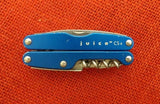 Leatherman MultiTool Juice CS4 Blue Aluminum Retired USA Made Really Nice