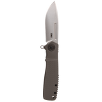 Columbia River CRKT K252GXP Homefront Assisted Tactical Flipper Knife Gray Aluminum Handle