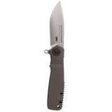 Columbia River CRKT K252GXP Homefront Assisted Tactical Flipper Knife Gray Aluminum Handle