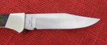 Ka-Bar Knife Cleveland OH 1607 Folding Hunter Wood Handle Lockback Japan Stainless