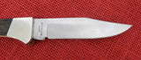 Ka-Bar Knife Cleveland OH 1607 Folding Hunter Wood Handle Lockback Japan Stainless
