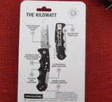 SOG Knife EL01-CP Kilowatt Folding Electrician's Knife AUS8 Wire Cutter/Stripper Liner Lock
