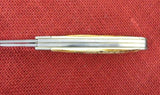 Case 1984 National Knife Museum Trapper Burnt Natural Bone USA 6254 SS