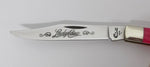 Case Knife Bubba Gum Lady Case Slim Trapper Utility USA 1999 Pink Jig Bone UNUSED