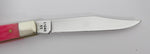 Case Knife Bubba Gum Lady Case Slim Trapper Utility USA 1999 Pink Jig Bone UNUSED