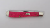 Case Knife Bubba Gum Lady Case Slim Trapper Utility USA 1999 Pink Jig Bone UNUSED