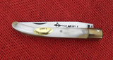 Laguiole Extra Knife G David Geniune Horn Handle France