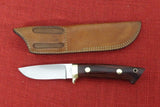 Jimmy Lili Knife Loveless Design Tapered Tang Drop Point Skinner Wood Handle