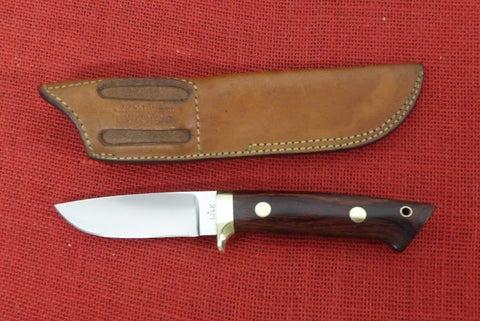 Jimmy Lili Knife Loveless Design Tapered Tang Drop Point Skinner Wood Handle