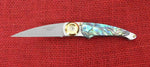 Lone Wolf Paul Knife LM18900 Paul Perfecto Mosaic Paua Folder Abalone Handle Gorgeous