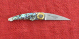 Lone Wolf Paul Knife LM18900 Paul Perfecto Mosaic Paua Folder Abalone Handle Gorgeous