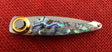 Lone Wolf Paul Knife LM18900 Paul Perfecto Mosaic Paua Folder Abalone Handle Gorgeous