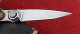 Lone Wolf Paul Knife LM23410 Executive Folder Marble Cocobolo Wood New Old Stock