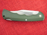 Buck 0422 422 Bucklite OD Green Cammo SheathFolding Knife Lockback USA Made 1993 Lot#LT-11