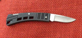 Buck 0425BK 425 MiniBuck Small Lightweight Pocket Knife Black Handle USA Made 1994 Lot#LT-53