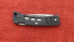 Buck 0425BK 425 MiniBuck Small Lightweight Pocket Knife Black Handle USA Made 1994 Lot#LT-53