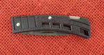 Buck 0425DAM 425 MiniBuck RARE DAMASCUS Small Knife Dark Brown USA Lot#LT-57