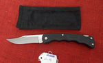 Buck 0429 429BK V52 Selector Bucklite Folding Knife Black Handle 1991 Clip Point (42801) USA w/ Sheath Lot#LT-48