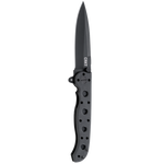 Columbia River CRKT M16-01KZ Carson Flipper Knife Black GRN Handle Spear Point