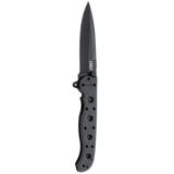 Columbia River CRKT M16-01KZ Carson Flipper Knife Black GRN Handle Spear Point